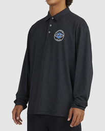 1 Shoreline Fisho Rash Vest Black UBYWR00137 Billabong