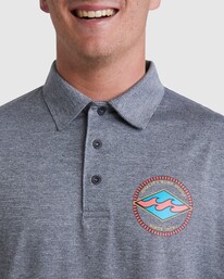 3 Shoreline Fisho Rash Vest Black UBYWR03000 Billabong