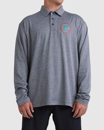 0 Shoreline Fisho Rash Vest Black UBYWR03000 Billabong