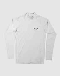 4 Shoreline - Long Sleeve UPF 50 Surf T-Shirt for Men Grey UBYWR03004 Billabong