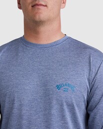 3 Shoreline Rash Vest Blue UBYWR03007 Billabong