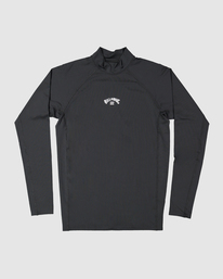4 All Day Arch Rash Vest Black UBYWR03010 Billabong