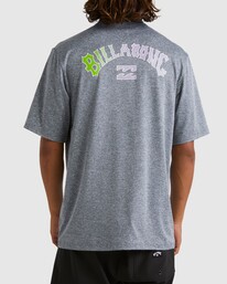 2 Arch Fill - Short Sleeve UPF 50 Surf T-shirt for Men Grey UBYWR03014 Billabong