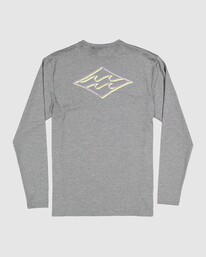 4 Diamond Shoreline - Long Sleeve UPF 50 Surf T-Shirt for Men Black UBYWR03018 Billabong