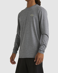 1 Diamond Shoreline - Long Sleeve UPF 50 Surf T-Shirt for Men Black UBYWR03018 Billabong