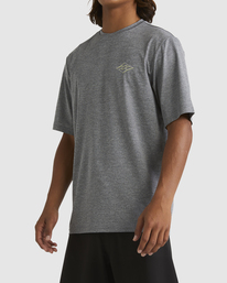 1 Diamond Shoreline Rash Vest Black UBYWR03019 Billabong