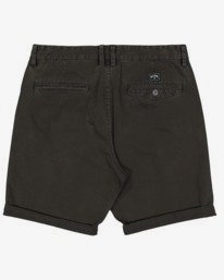1 Wave Wash Twill Shorts Black UBYWS00105 Billabong
