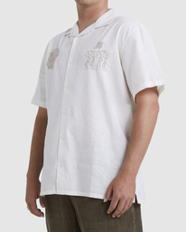 1 Pilpeled Tribe Hemp Vacay Shirt White UBYWT00116 Billabong
