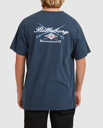 3 Bong Days Short Sleeve T-Shirt Blue UBYZT00163 Billabong