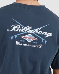 4 Bong Days Short Sleeve T-Shirt Blue UBYZT00163 Billabong