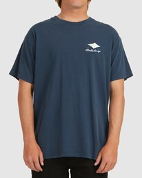 0 Bong Days Short Sleeve T-Shirt Blue UBYZT00163 Billabong