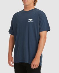 2 Bong Days Short Sleeve T-Shirt Blue UBYZT00163 Billabong