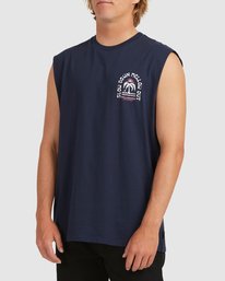 2 Heat Muscle Tank Top Blue UBYZT00180 Billabong