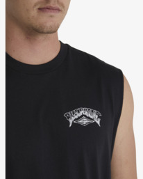 3 Grunge Arch - T-shirt sans manches pour Homme Noir UBYZT00375 Billabong