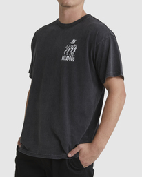 1 Pilpeled Tribe Short Sleeve T-Shirt Black UBYZT00404 Billabong