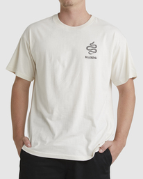 billabong, Pilpeled Snake - Camiseta para Hombre, BONE (bon) Pilpeled Snake - T-Shirt for Men UBYZT00405