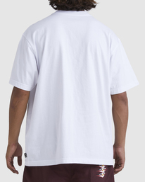 3 Otis Flag - Camiseta para Hombre Blanco UBYZT00417 Billabong