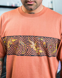 1 Otis Goanna Dreaming - T-Shirt for Men Red UBYZT00418 Billabong