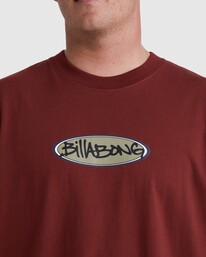 3 Pilly T-Shirt Red UBYZT00425 Billabong