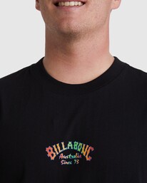 3 Arch Fade T-Shirt Black UBYZT00433 Billabong