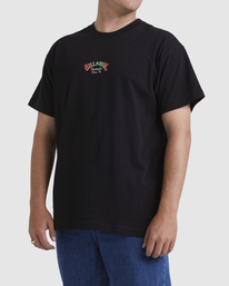 1 Arch Fade T-Shirt Black UBYZT00433 Billabong