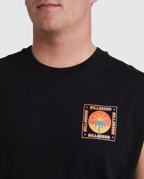 3 Social Tank Black UBYZT00452 Billabong