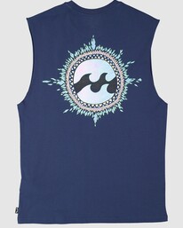 4 Flame Tank Blue UBYZT00455 Billabong