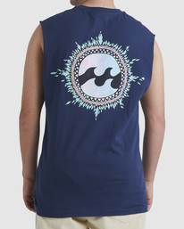 2 Flame Tank Blue UBYZT00455 Billabong