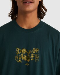 4 Down Under T-Shirt Green UBYZT00501 Billabong