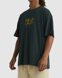 2 Down Under T-Shirt Green UBYZT00501 Billabong
