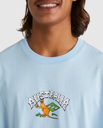 4 Kanga T-Shirt Blue UBYZT00502 Billabong