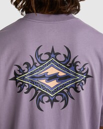 3 Tribe Core T-Shirt Purple UBYZT00504 Billabong