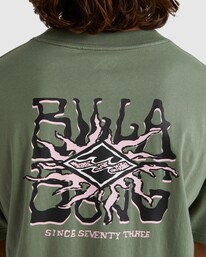 3 Seventy Three Sun T-Shirt Green UBYZT00511 Billabong