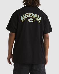 3 Aus Arch T-Shirt Black UBYZT00514 Billabong