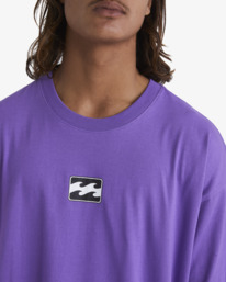 3 Logo T-Shirt Purple UBYZT00572 Billabong