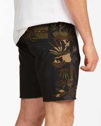 4 D Bah Airlite 19" - Recycelte Boardshorts für Männer Schwarz W1BS20BIP1 Billabong
