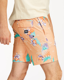 4 Sundays Stretch Layback 16" - Boardshorts for Men Pink W1LB04BIP1 Billabong