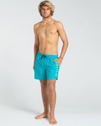 3 All Day Heritage Layback 16" - Short de Natación para Hombre Verde W1LB13BIP1 Billabong