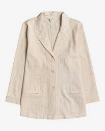 4 Safari - Lightweight Blazer for Women Beige W3JK07BIP1 Billabong