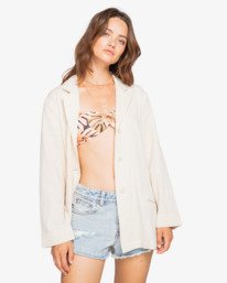 1 Safari - Lightweight Blazer for Women Beige W3JK07BIP1 Billabong