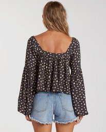 1 Just Beachy - Blouse voor Dames Black W3TP13BIP1 Billabong
