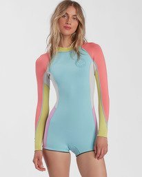 1 Surf Capsule Spring Fever - Long Sleeve Springsuit for Women Blue W42G54BIP1 Billabong