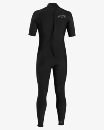 4 2/2mm Absolute - Short Sleeve Back Zip Springsuit for Men Black W42M70BIP1 Billabong