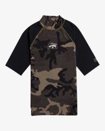 Contrast - Short Sleeve UPF 50 Rash Vest for Men  W4MY09BIP1
