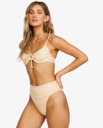 1 Pretty In Plaid High Maui - Gerecycled Bikinibroekje voor Dames Multicolor X3SB18BIS1 Billabong