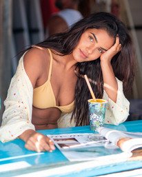 0 Sunbound Tri Bikini Top Yellow XT702BSU Billabong