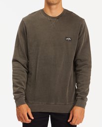 0 Wave Washed - Sweatshirt for Men Negro Z1CR11BIMU Billabong