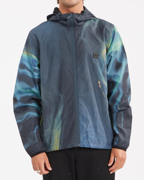 2 Adventure Division Collection Burkard Transport - Veste déperlante pour Homme Bleu Z1JK57BIF1 Billabong
