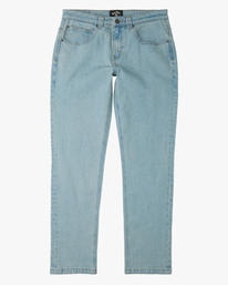 4 73 - Pantalones Vaqueros Rectos para Hombre Azul Z1PN12BIF1 Billabong