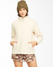 0 Boundary - Polaire pour Femme Blanc Z3WA12BIF1 Billabong
